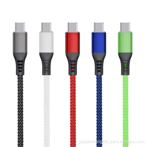 Wholesale 1m Type C to Type C Fast Charging Data Cable for Samsung